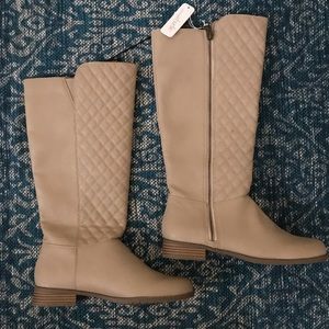 NWT Tall Boots, Tall Tufted Boots